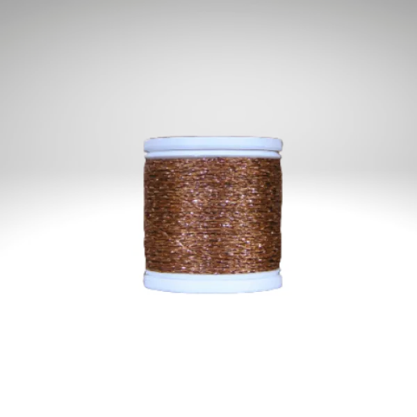Bindaris Lametta Metallic in brauner Farbe